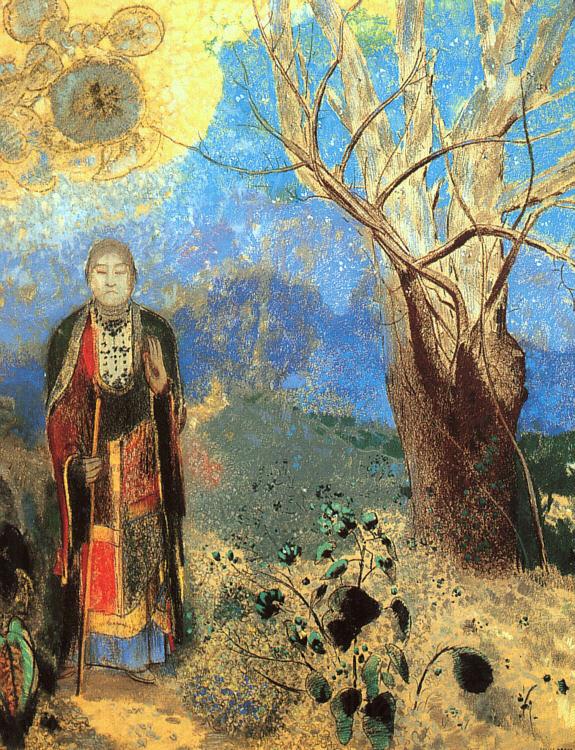 Odilon Redon The Buddha Spain oil painting art